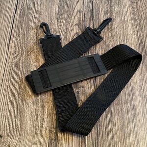 Black Adjustable Men's Woman’s Bag Shoulder Strap